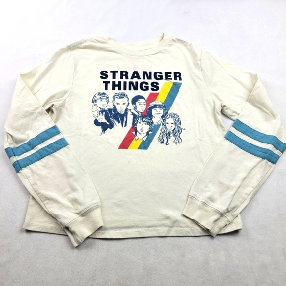 Netflix Tops - Retro looking Netfix Stranger Things long sleeve crop shirt